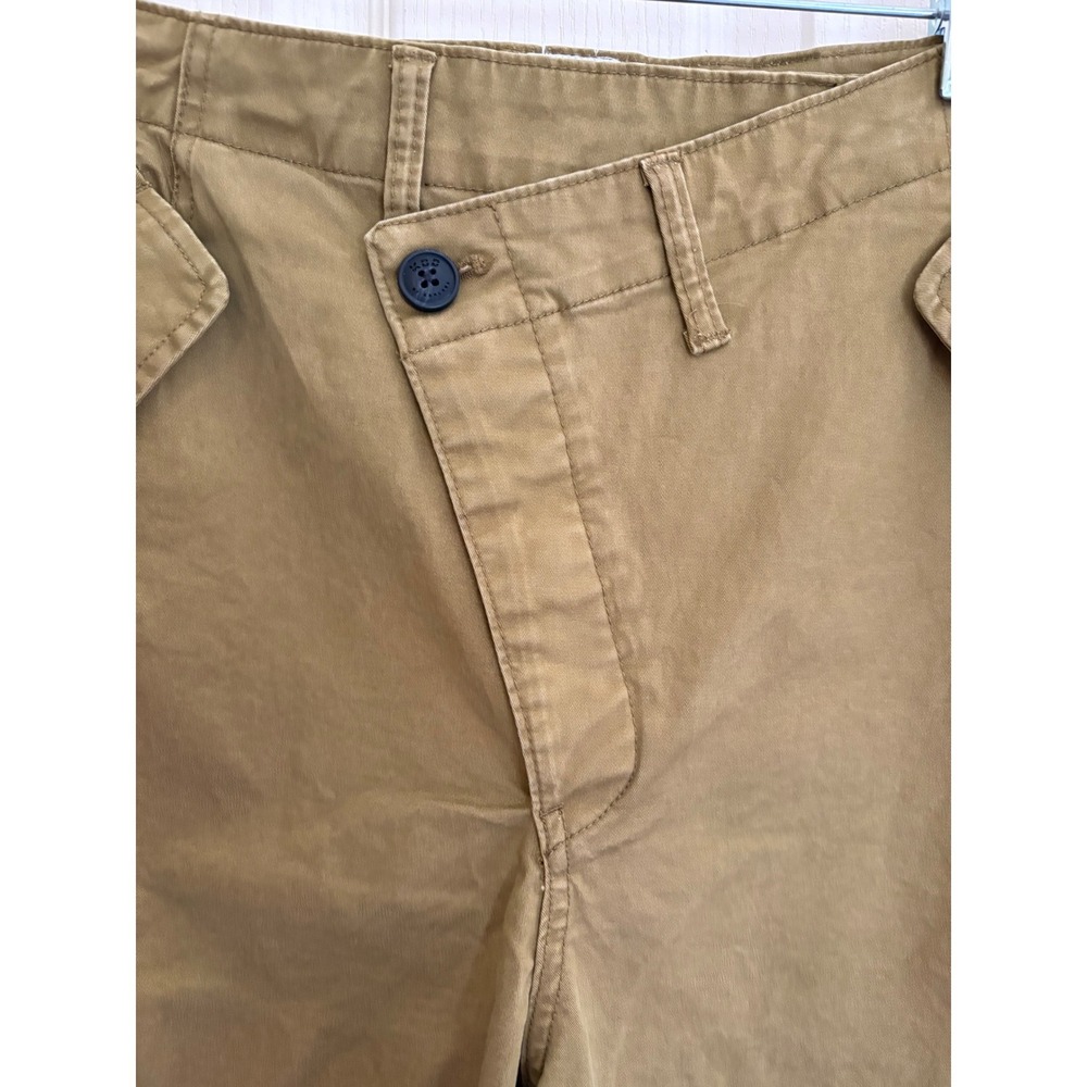 Olive Cargo Drawstring Ankle Pants - Women - Picture 4 of 12
